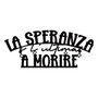 Wallity La Speranza 2 Accesorio decorativo de pared de metal Negro